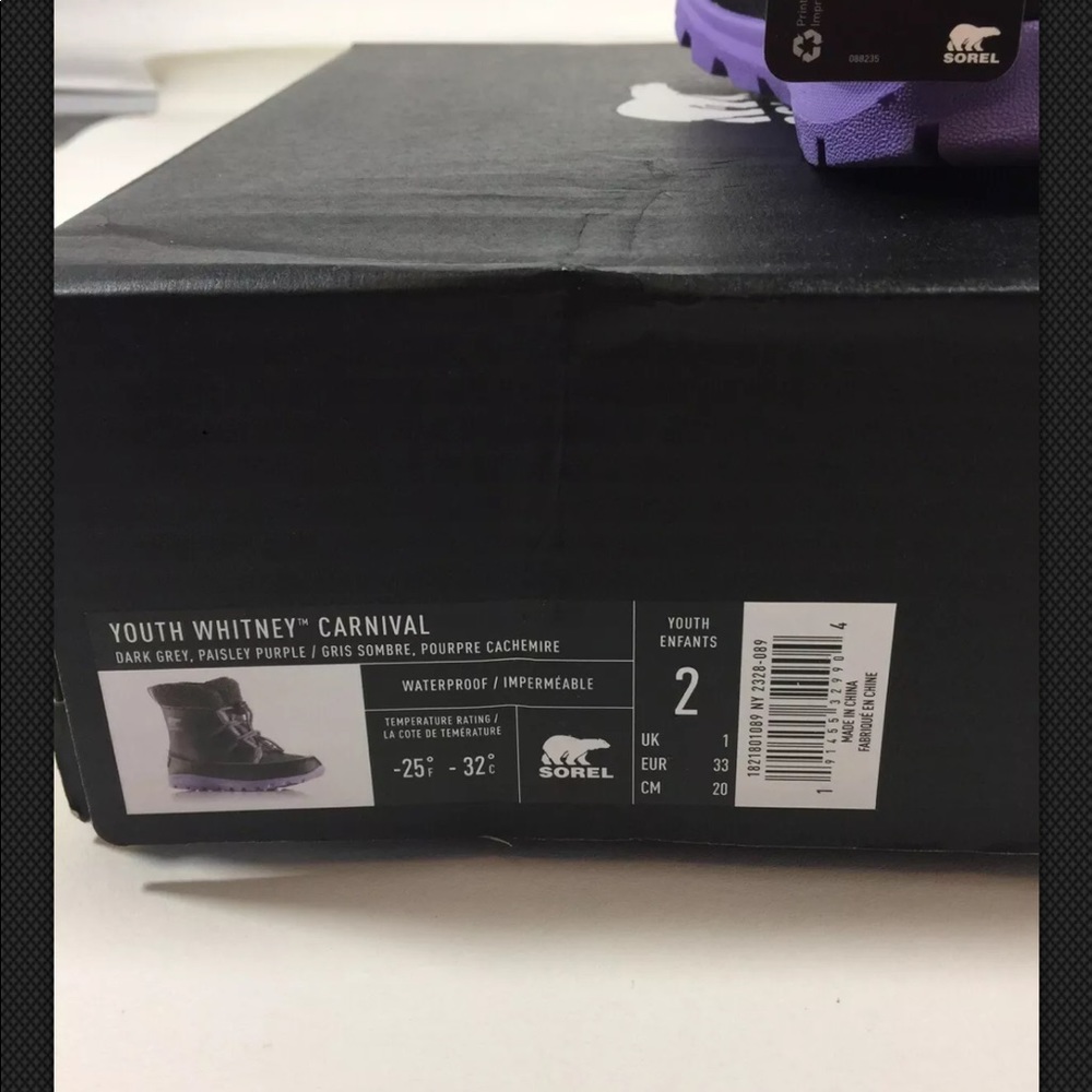 Sorel Kids Whitney Carnival Snow Boots - Picture 7 of 7